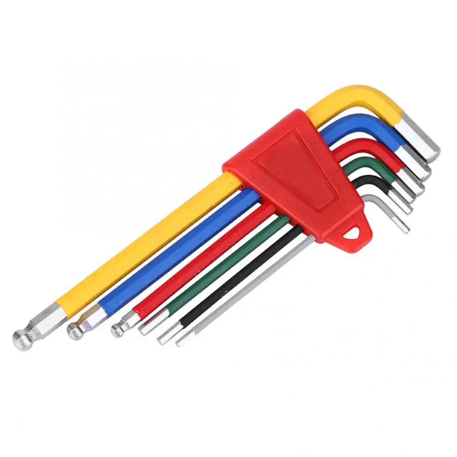 Шестигранный гаечный ключ для велосипеда 6 шт. 2 мм-6 мм шестигранный длинный