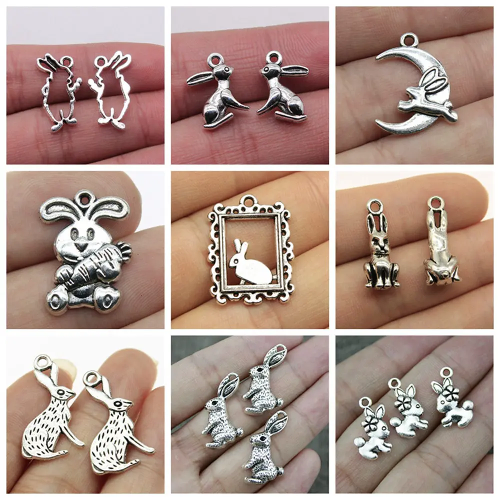 Оптовая продажа ювелирных изделий много очаровательных кроликов хобби и ремесла