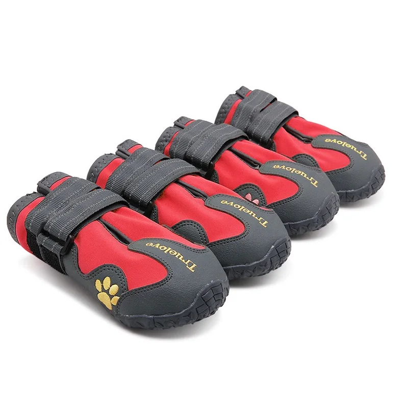 Собака модная обувь длядомашних животных Водонепроницаемый ткань большая