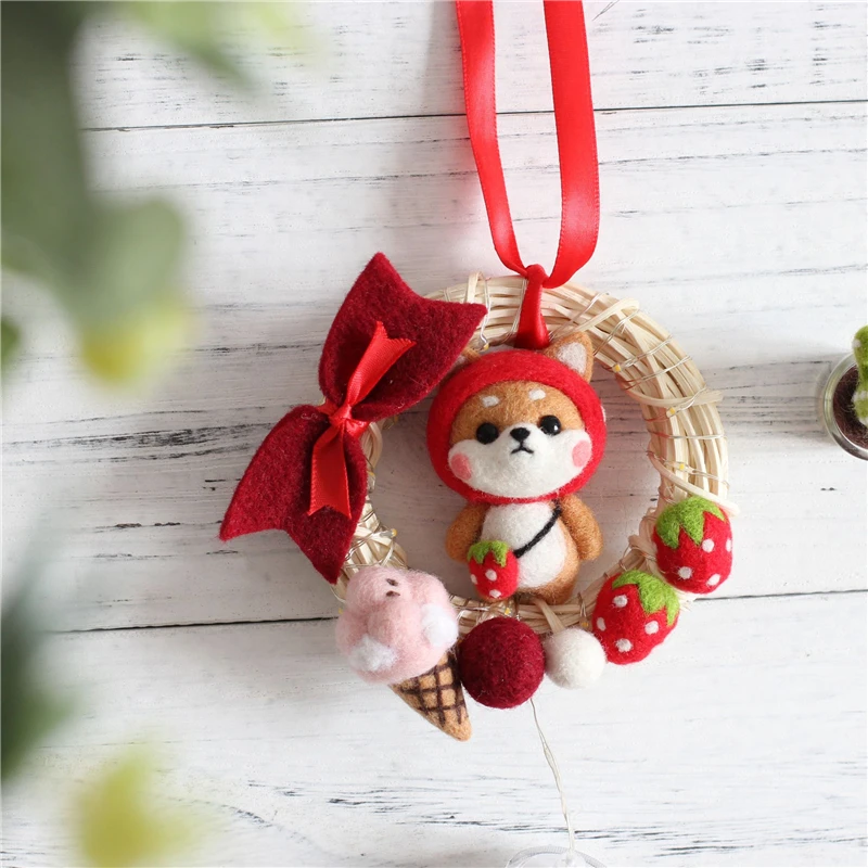 MIUSIE Мода для женщин и девочек шерстяная игрушка валения кукла ручной работы