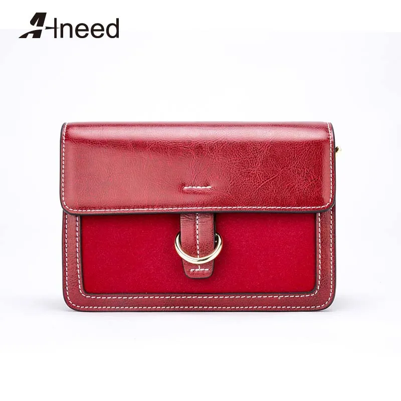 

ALNEED bags for women 2021 genuine leather small flap shoulder bag ladies hand bags purse clutch crossbody bag bolsa feminina