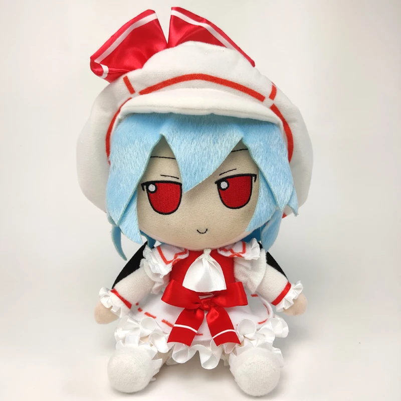 

Аниме TouHou Project Remilia Scarlet, короткая плюшевая кукла, подушка, милые игрушки, мягкая набивная подушка, Мультяшные подарки на день рождения, 20 см