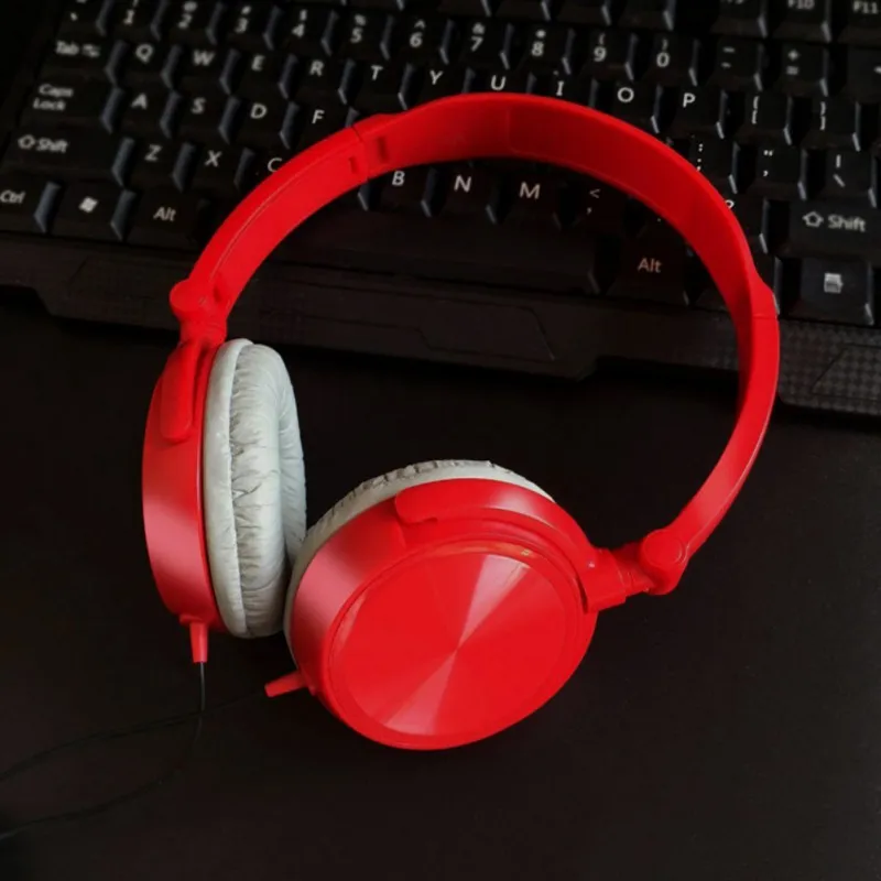 Наушники без микрофона Проводная гарнитура наушники на ухо HiFi Звук музыка стерео наушники с/без микрофона наушники