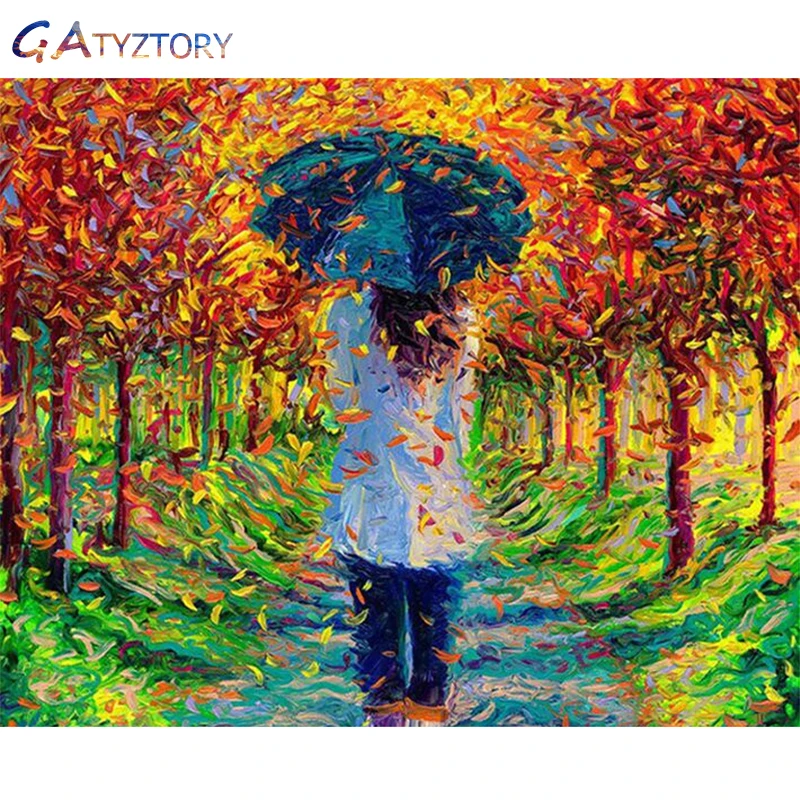 

GATYZTORY Frame Diy Painting By Numbers Beauty Back Coloring By Numbers Handpainted Acrylic Canvas Paint By Numbers Diy Arts