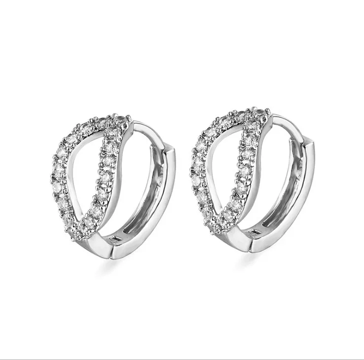 Новые европейские модные ювелирные украшения со счастливым номером 8 кристаллы