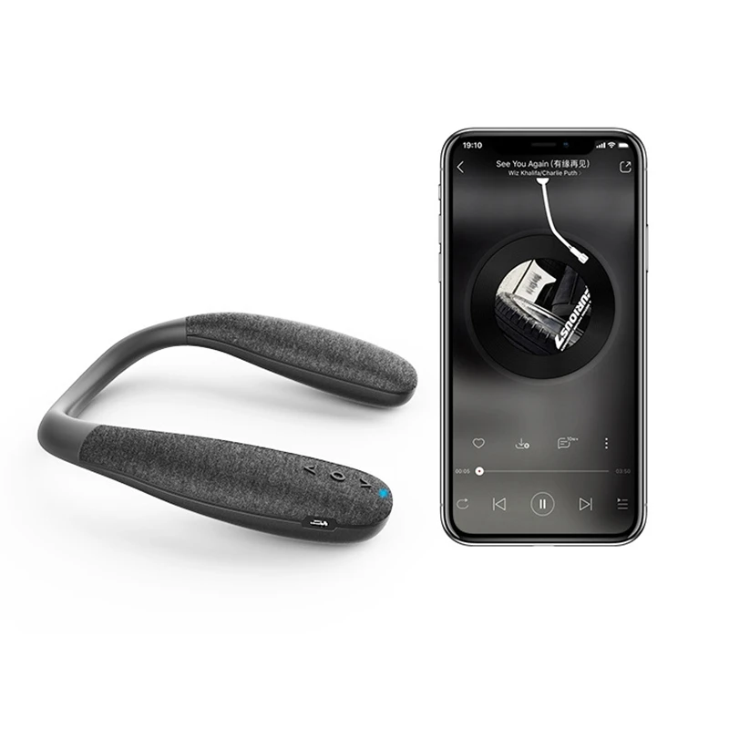 

Stereo U-Shaped Wireless Bluetooth Speaker Outdoor Sport Microphone ,for Outdoor Travel