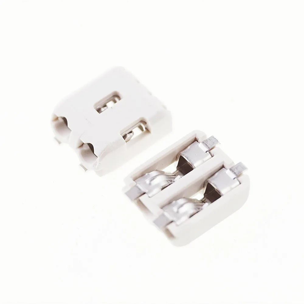 20pcs 2 Pin SMD PCB Terminal Block 3.0 mm Pitch Ways 26 to 22 AWG Clamp Push Wire Tin Plated 3A 250V Rating Board |