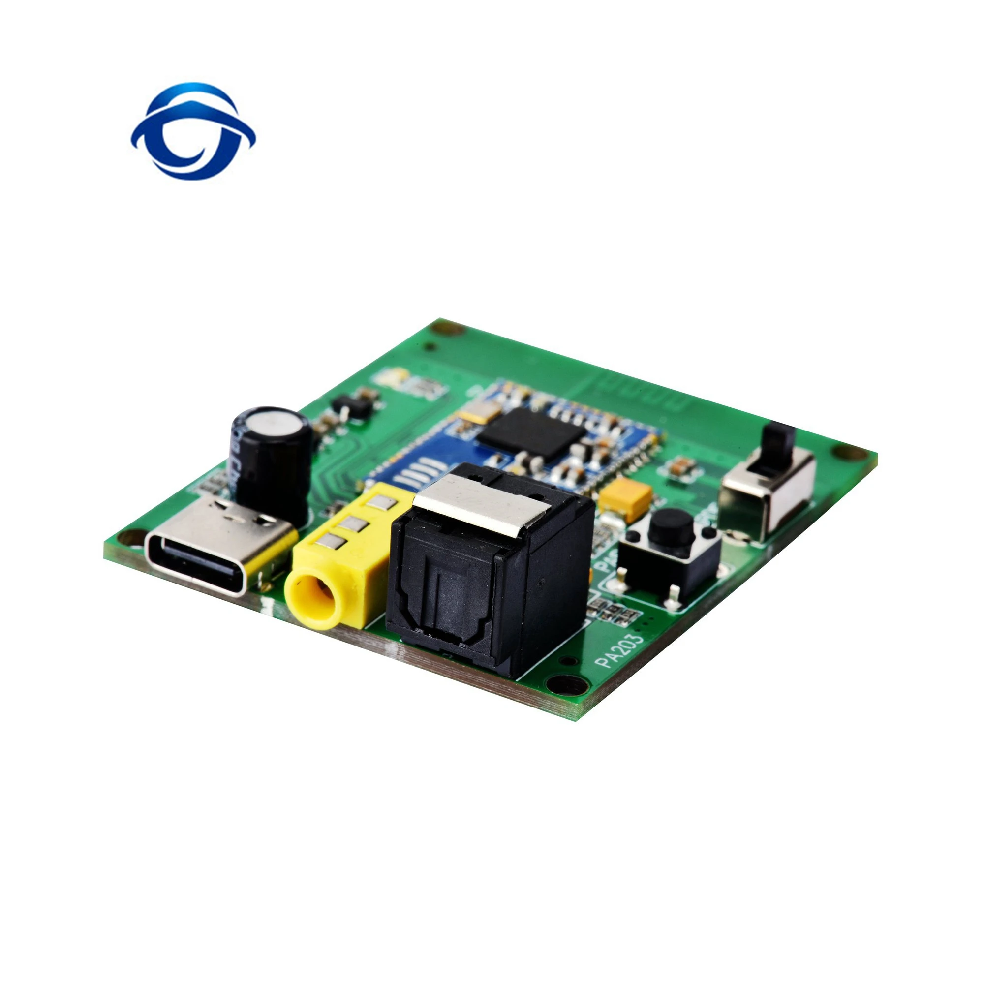 Модуль передачи аудио PA203 Bluetooth 5 0 CSR8675 волоконно оптический передатчик aptx