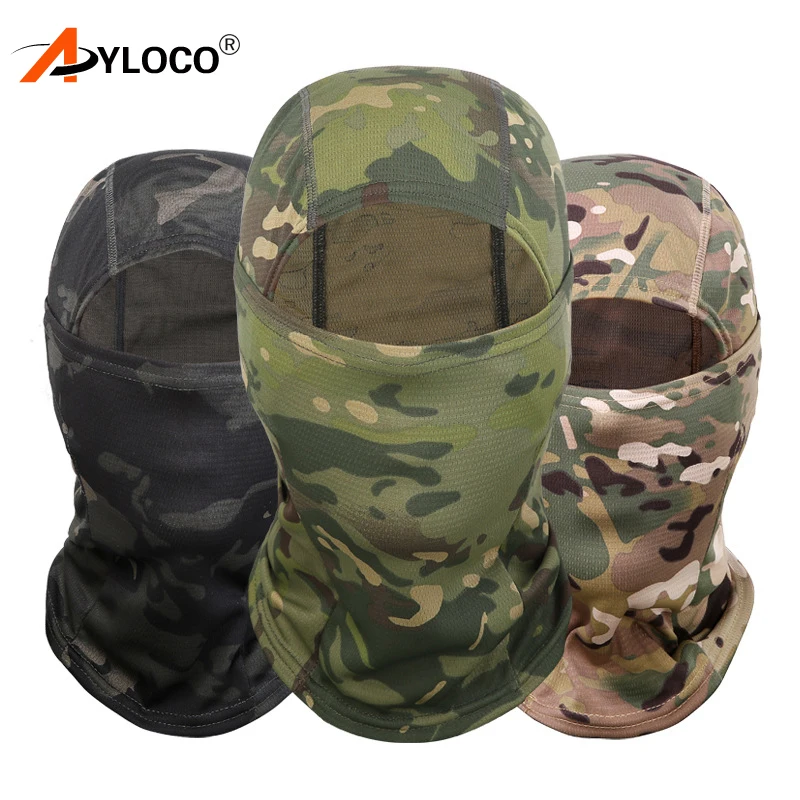 Камуфляжная Балаклава Multicam CP маска на все лицо для мотоцикла езды велосипеде