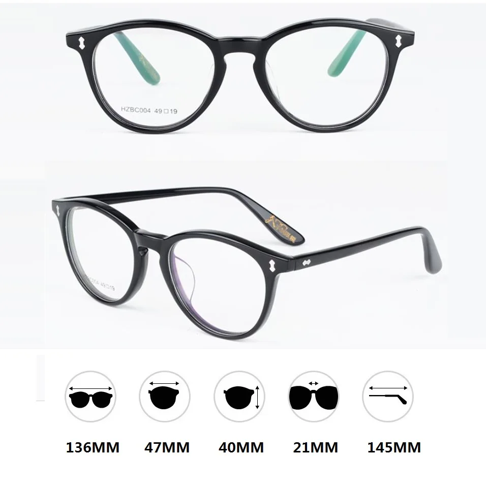 Zerosun круглые очки для мужчин ацетатные Черепаховые студентов винтажные по