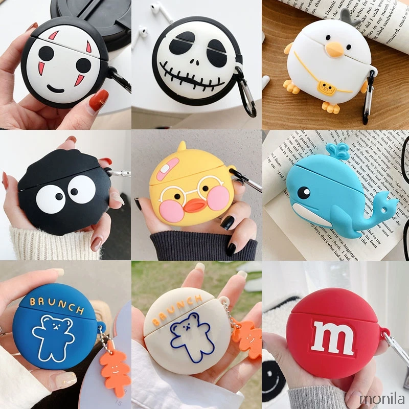 

For Huawei FreeBuds 3 Case Cute Cartoon Sunflower Bear Chocolate Dolphin Wireless Earphone Cover Cases for Huawei FreeBuds3 Case