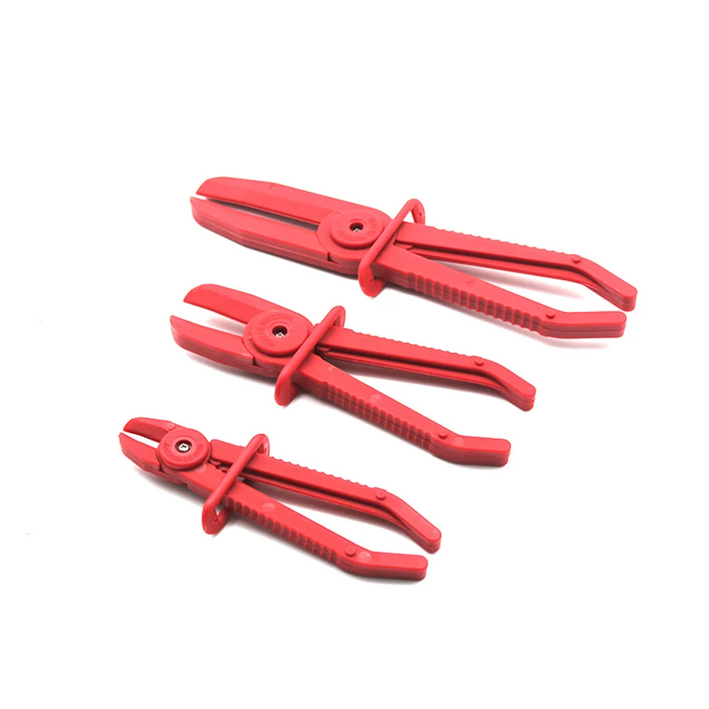 

3pcs Auto Repair Pliers Car Tubing Clamp Tool Tubing Shut-off Pliers Tubing Sealing Pliers Fuel Water Line(Red)