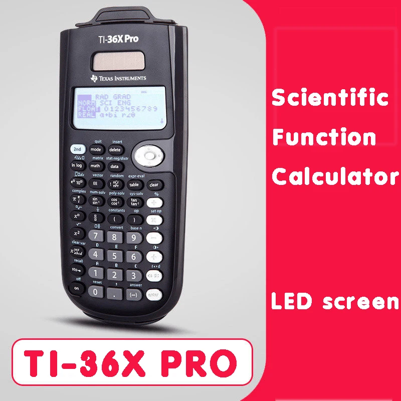brand new original texas instruments ti 36x pro multifunctional student scientific calculator hot selling graphing calculator free global shipping