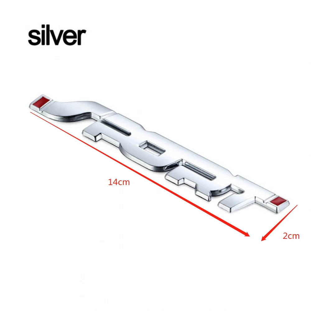 Спортивные наклейки для автомобиля 3D дизайн металлические гонки буквы логотип