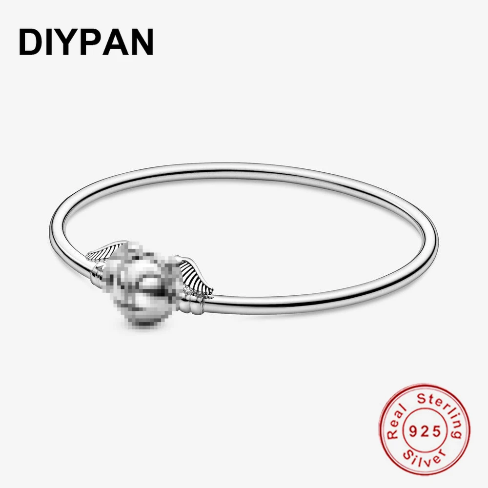 

Fit Original Bracelet & Bangle Charm 925 Sterling Silver Clasp Bangle Chain Bracelet Women DIY Jewelry Berloque