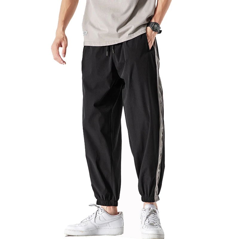 

2020 men's loose jogger ankle length harem pants fashion casual harajuku pants hip hop sweatpants