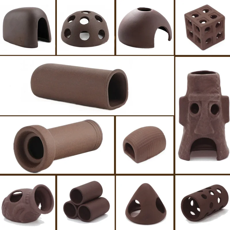 Керамическое украшение для аквариума подкрывающая пещера|Декорации| |