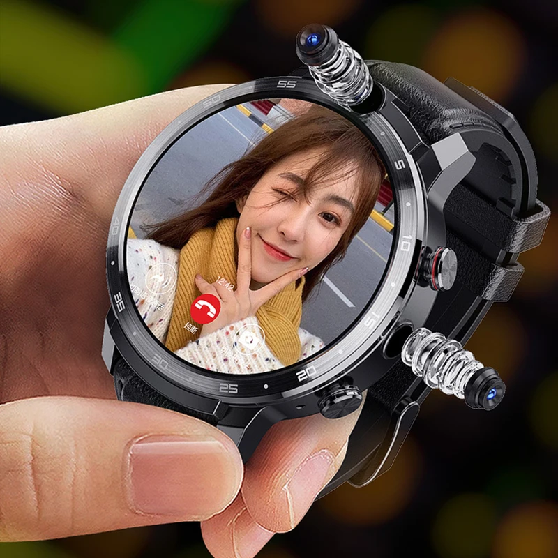 

2021Android smart watch mobile phone GPS tracker sports watch CPU 8 core 4G RAM 64G ROM video call waterproof smart watch