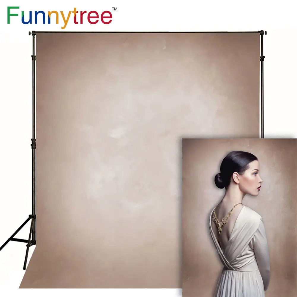 Виниловый фон Funnytree для фотосъемки старинный мастер коричневый чистый