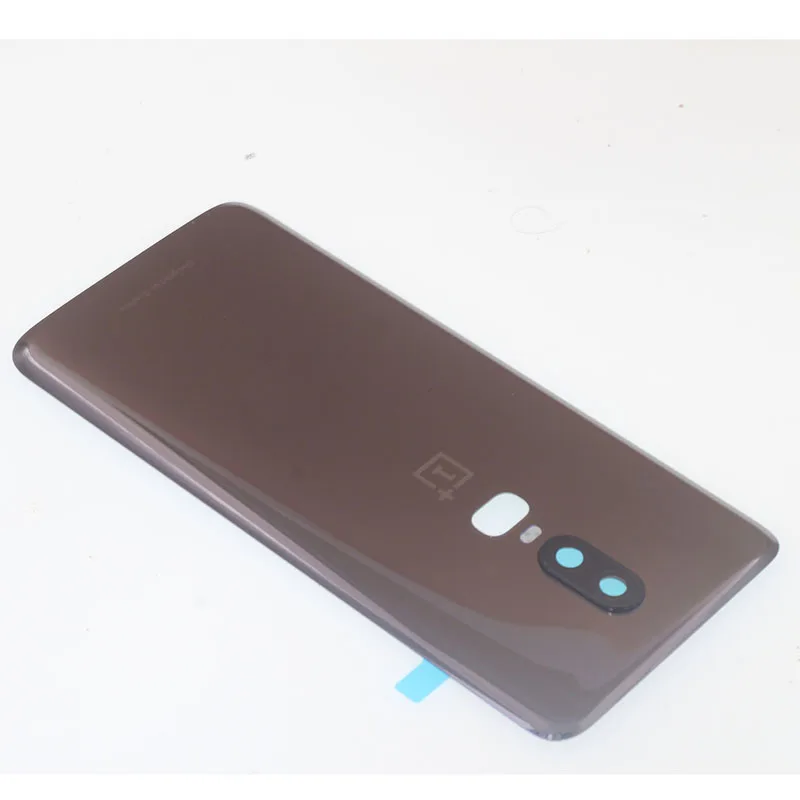 New Original Glass back Battery Cover For Oneplus 6 A6000 A6003 Cellphone Glass Frame Housing Back Cover mobile phone frame