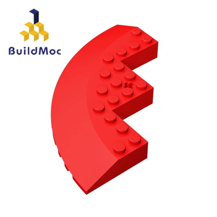 BuildMOC Собирает Частицы 58846 кирпича круглый угол 10x10 для строительных блоков детали