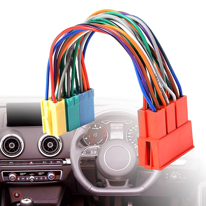Удлинитель с 20 контактным разъемом ISO для автомобиля удлинитель кабеля CD защитой