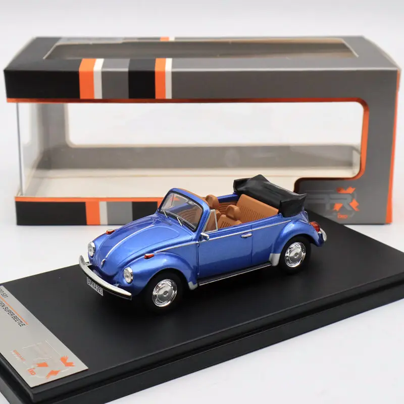 Премиум X 1:43 для V SW SUPER BEETLE 1973 Кабриолет металлик синий PRD531 литье под давлением