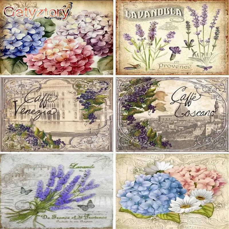 

GATYZTORY 40x50 Framed Painting By Numbers Handmade Unique Gift For Adults Flower Oil Paint Kits Home Living Room Decor Artcraft
