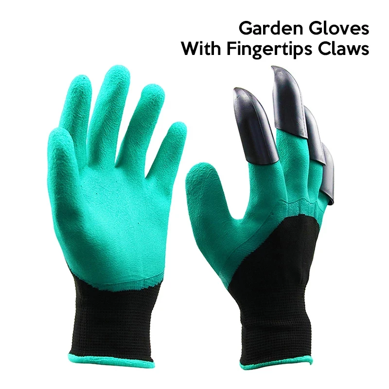 

Garden Gloves With Fingertips Claws Quick Easy to Dig and Plant Safe for Rose Pruning Gloves Mittens Digging Gloves Garden Tools