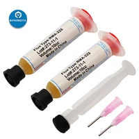 5pcslot 10cc rma 223 solder paste flux with syringe no clean soldering paste for phone smd bga pcb rma 223 welding fluxes