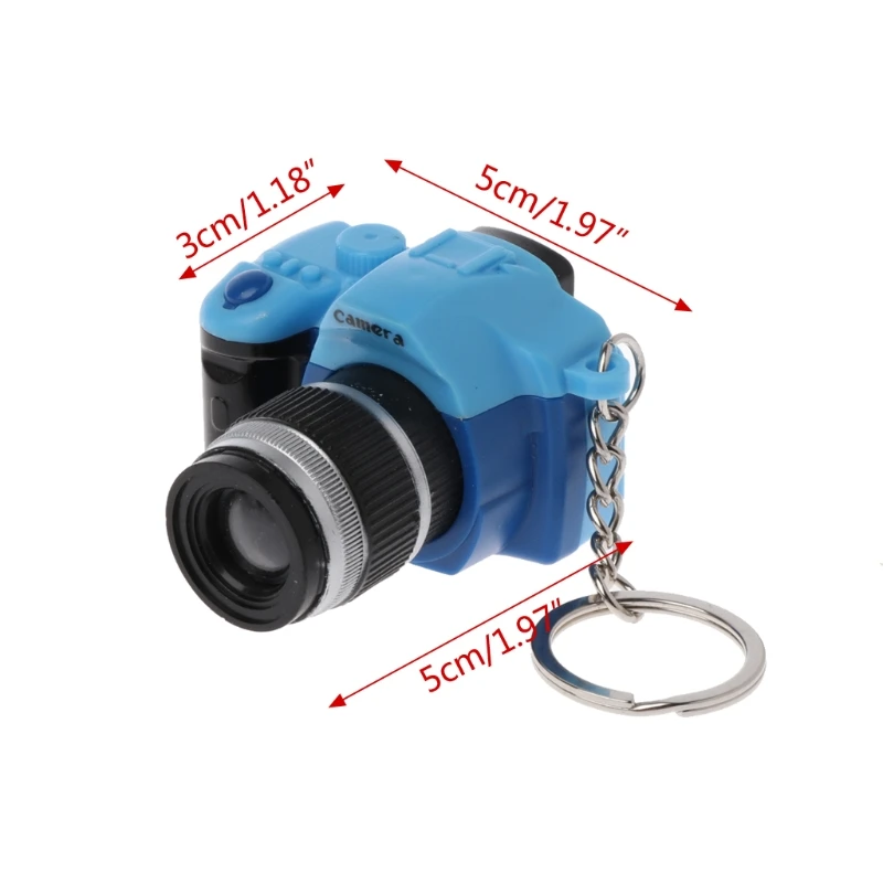 Mini Digital Reflex DSLR Camera LED Flash Light Torch Shutter Sound Keychain | Украшения и аксессуары