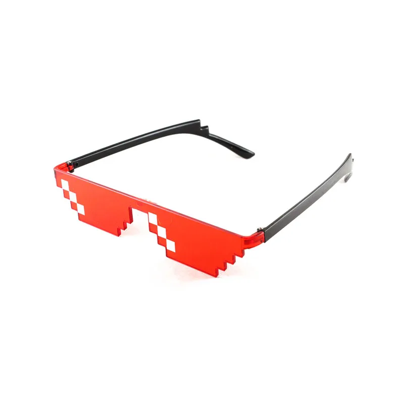 5 MuseLife очки 8 бит пиксельные Солнцезащитные очки Мужские Женские брендовые Thug Life очки для вечеринки мозаичные винтажные очки UV400 - Цвет линз: 5