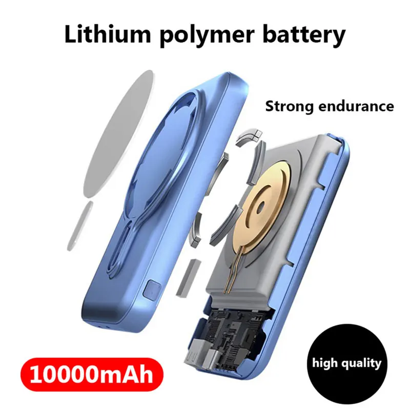 portable power bank magnetic safety charger for iphone 13 12 pro xiaomi samsung pd20w fast charge mobile phone external battery free global shipping