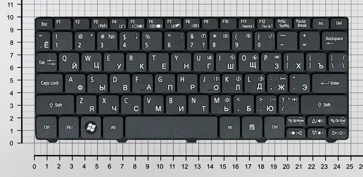 Клавиатура для Acer Aspire One 521 532H AO532H D255 D257 D260 D270 Gateway LT21 series p/n: PK130E91A04 V111102AS3 V11 |