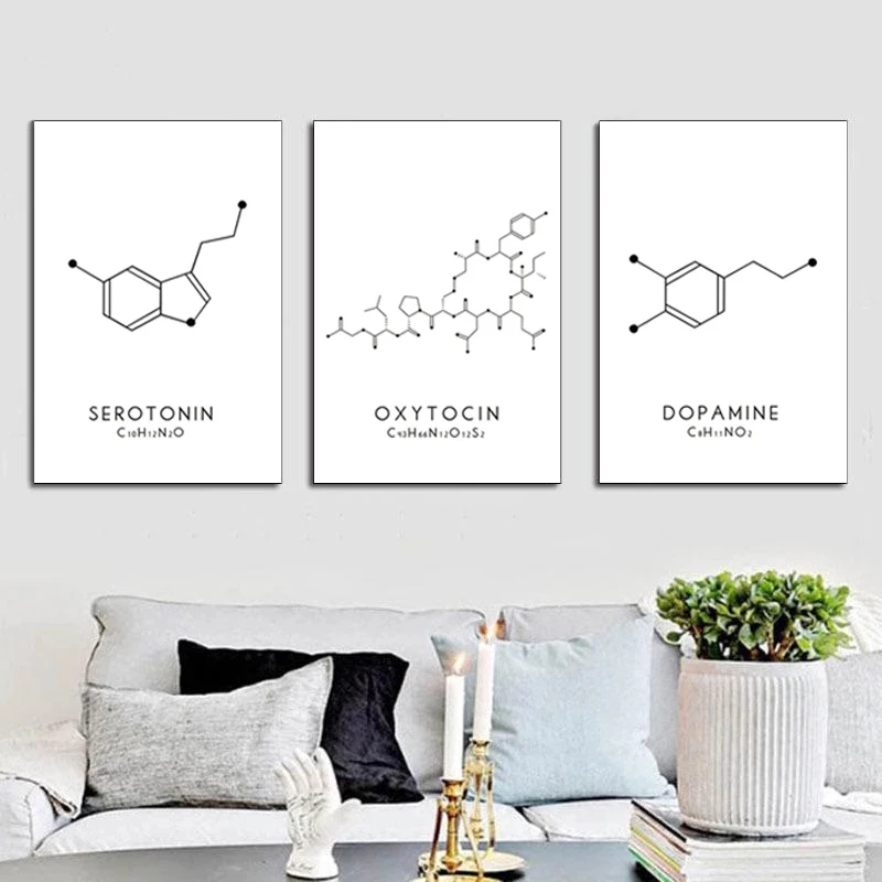 Молекулярный химический допамин серотонин молекулярная формула химия наука