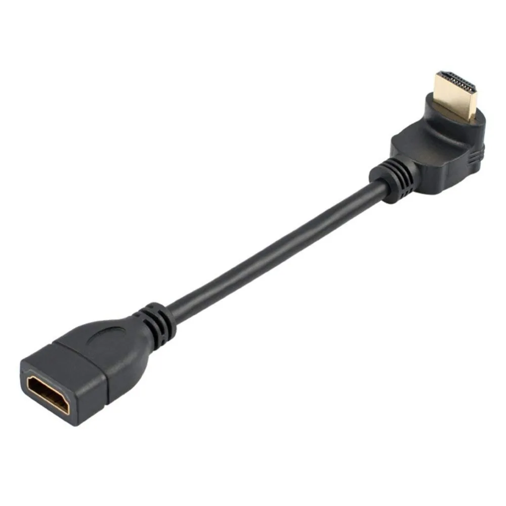 

HDMI-Compatible Cable 90 Degree angled HDMI-Compatible Male to female extension cable for HDTV PC Monitor