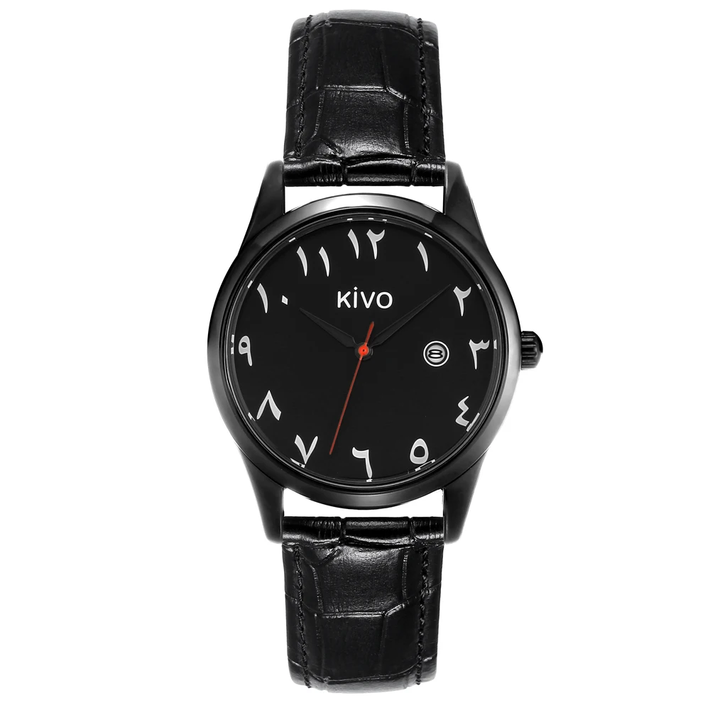 Часы с арабскими цифрами отображение даты водонепроницаемые исламские наручные