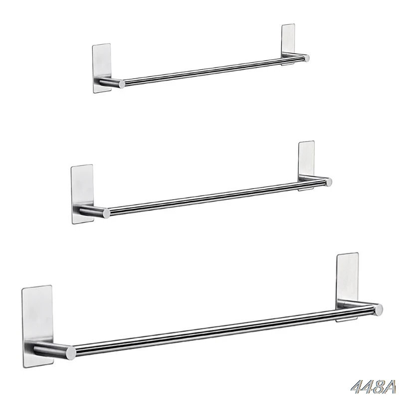 

Stainless Steel Storage Rack Wall Mounted Towel Holder Hanger for Home Bathroom New 2020