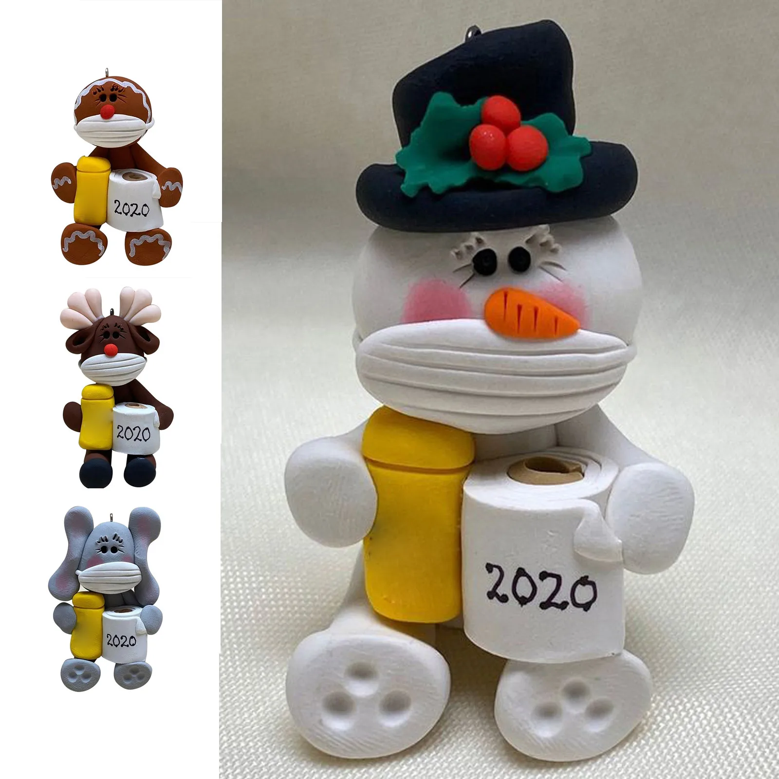 

Персонализированные выжившие украшения для семьи 2020 рождественские праздничные украшения Рождественские украшения для дома рождественск...