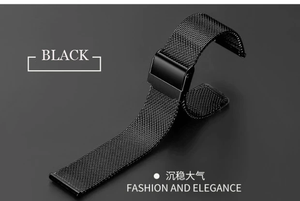 Milanese Watchband Replacement strap 18mm 20mm 22mm Universal Stainless Steel Metal Watch Band Mesh Strap Bracelet