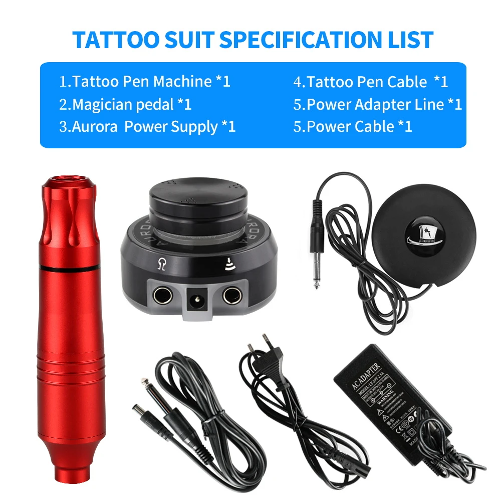 Лидер продаж профессиональная тату машинка Вращающаяся ручка костюм мощная