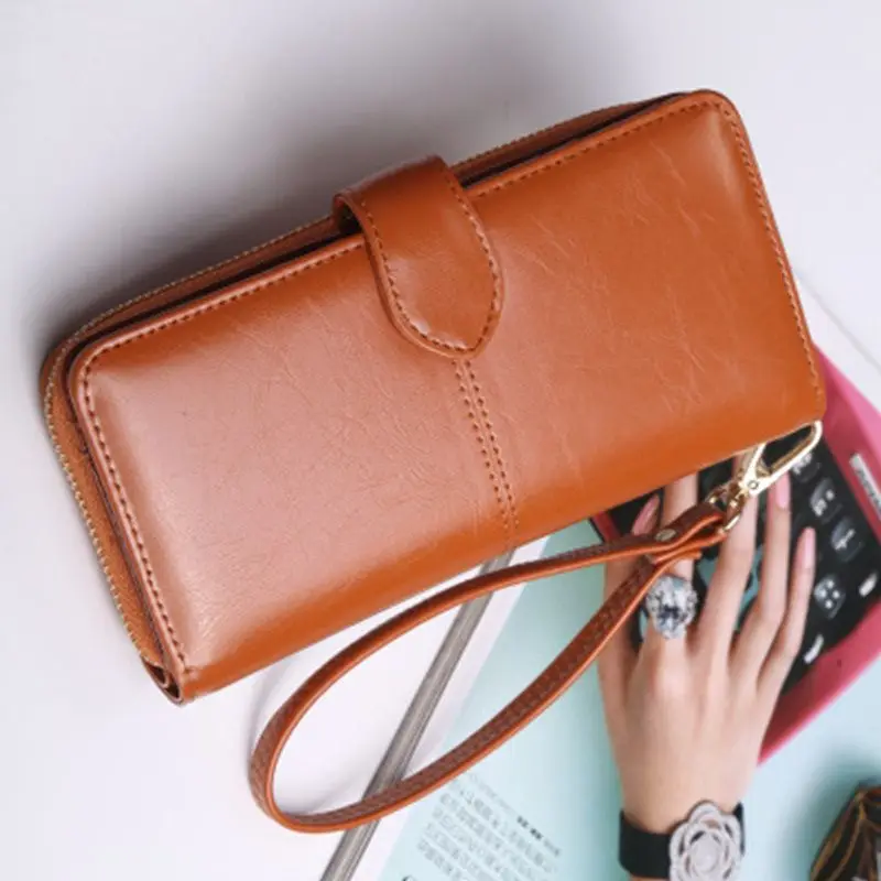 

Women's leather bags wallet Female sac Passport case Women's wallet Feminist Female clutch Ladies leather wallet Sailor