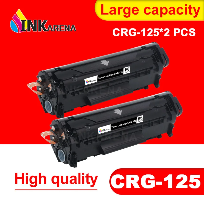 INKARENA 2шт CRG 125 лазерный тонер-картридж совместимый для принтеров Canon класса LBP6000