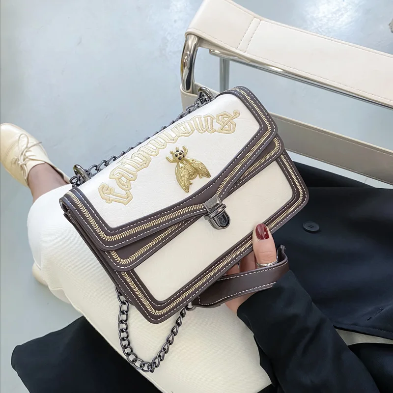 

Women's Bag Single Shoulder Bag With Embroidered Thread Chain Handbags Women Bags Dropshipping Tote Bags For Women