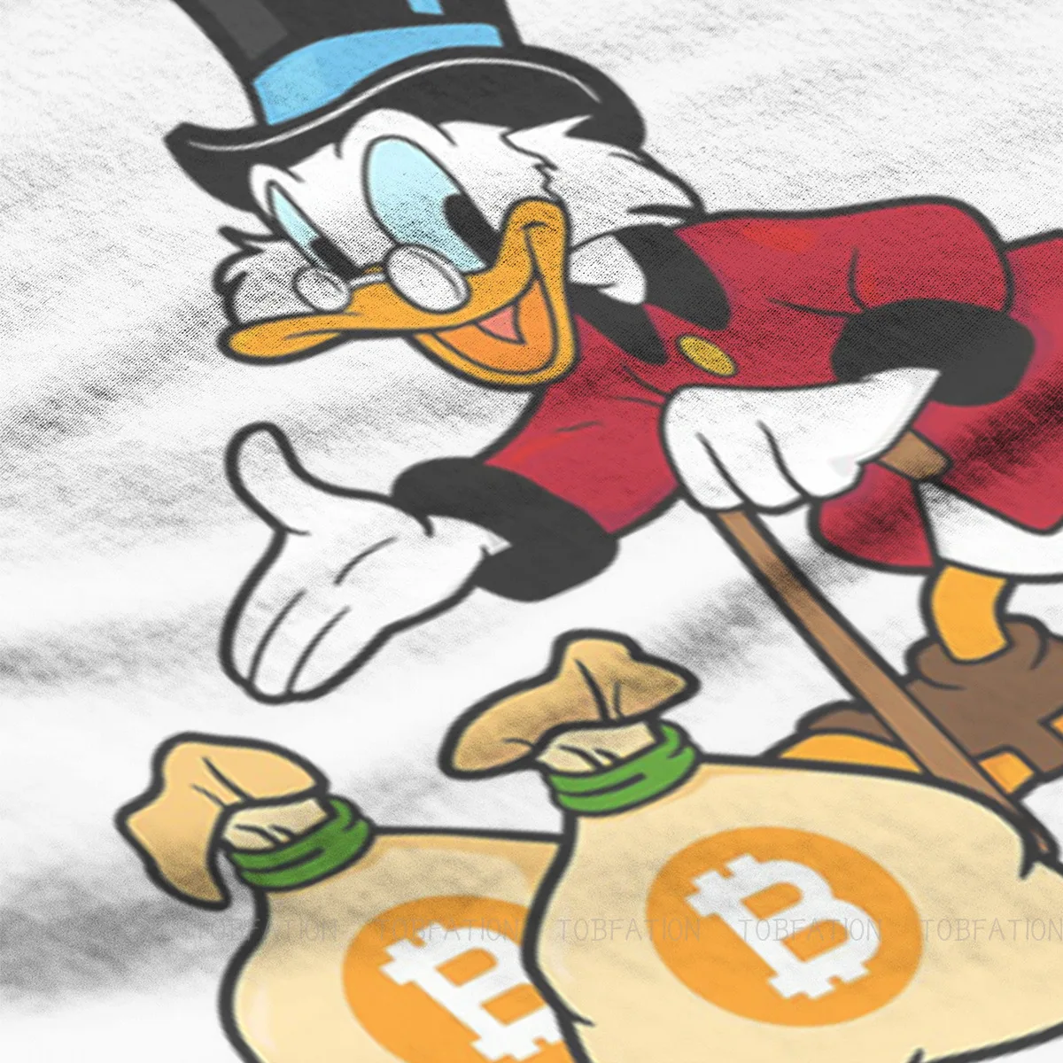 Биткойн криптовалюта мем Hodl кривая утка футболка винтажные гранж мужские