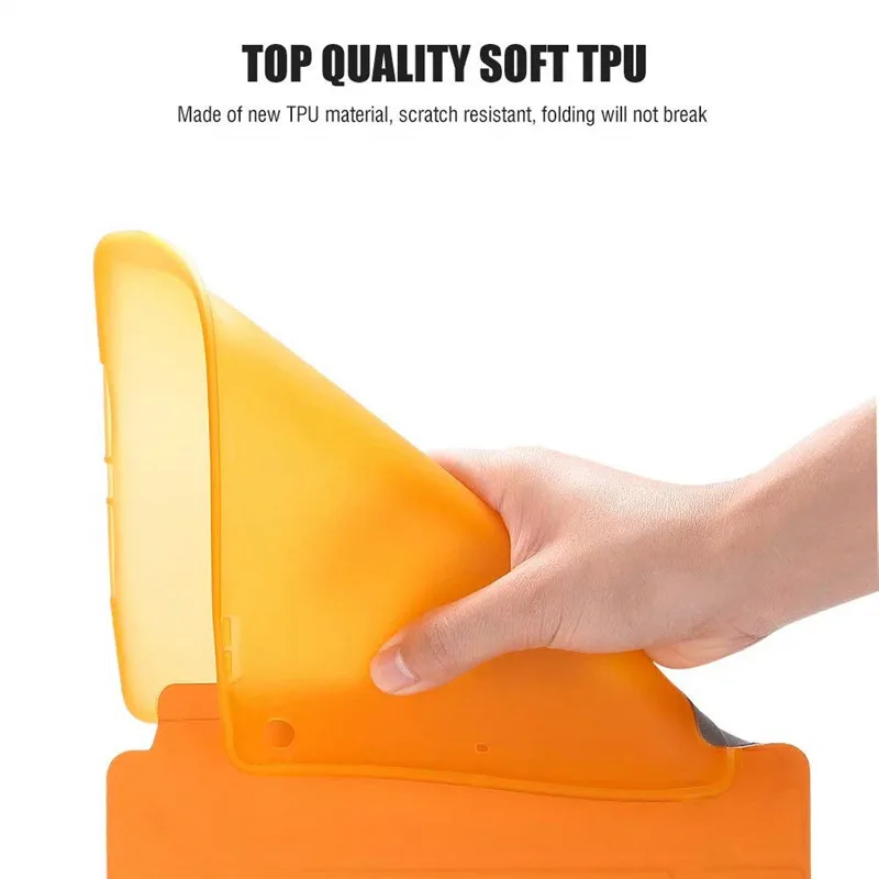 Мягкий чехол из ТПУ для iPad air 1/iPad 5 чехол-подставка Smart-Cover Apple 1 искусственной кожи с