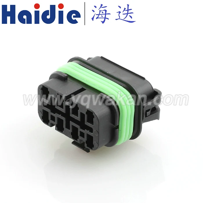 

Free shipping 2sets 8pin delphi auto plastic housing plug electric wiring harness cable waterproof connector