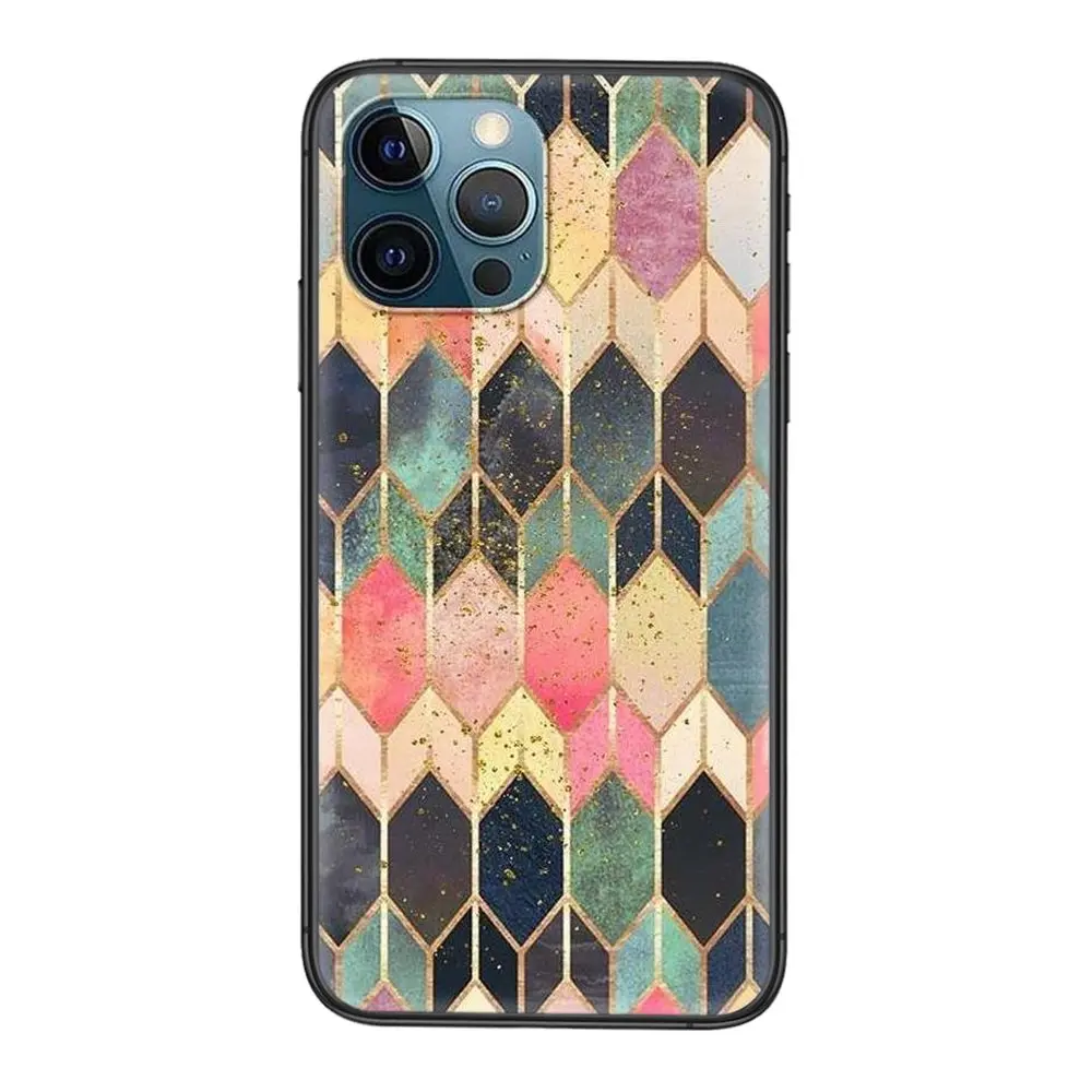 Новый стиль роскошный золотой фольга Ginkgo черный Hoesjes тренд Etui для Xiaomi Mi 10 11 9 10T Pro