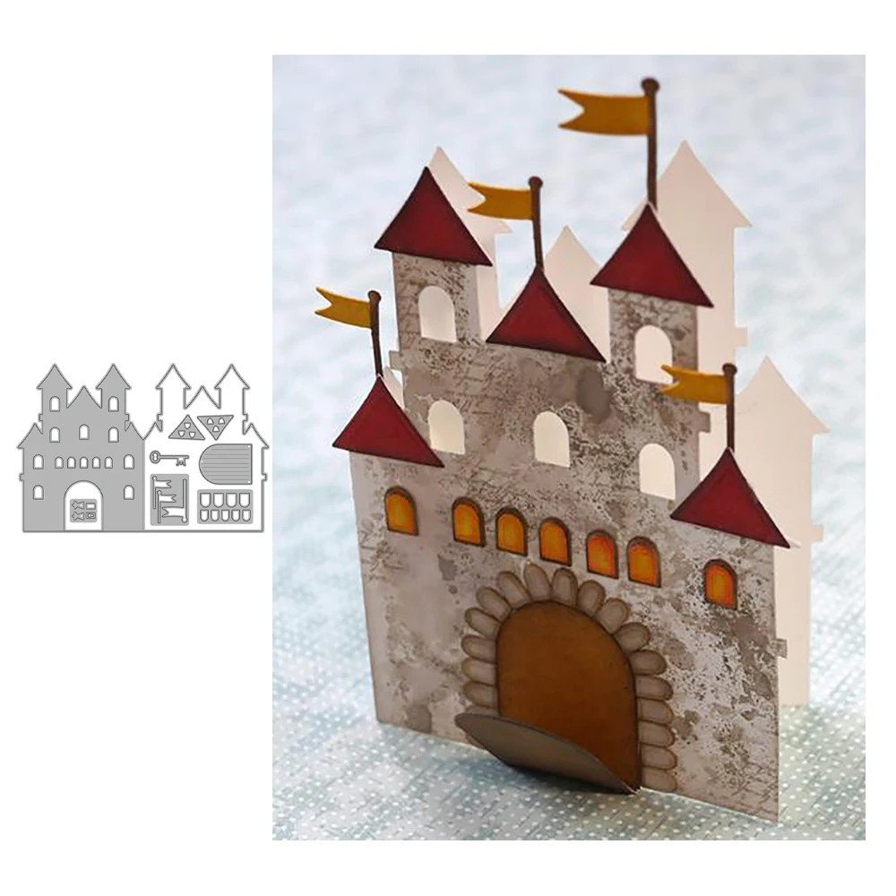 Замок складная карта ремесло металлические Вырубные штампы для сделай сам