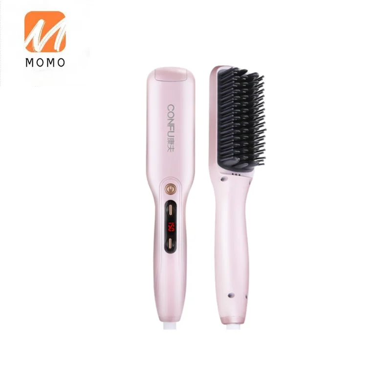 

Negative Ion Straight Comb Artifact Does Not Hurt Hair Straight Roll Dual-Purpose Electric Comb Inner Buckle Splint Pull Hair